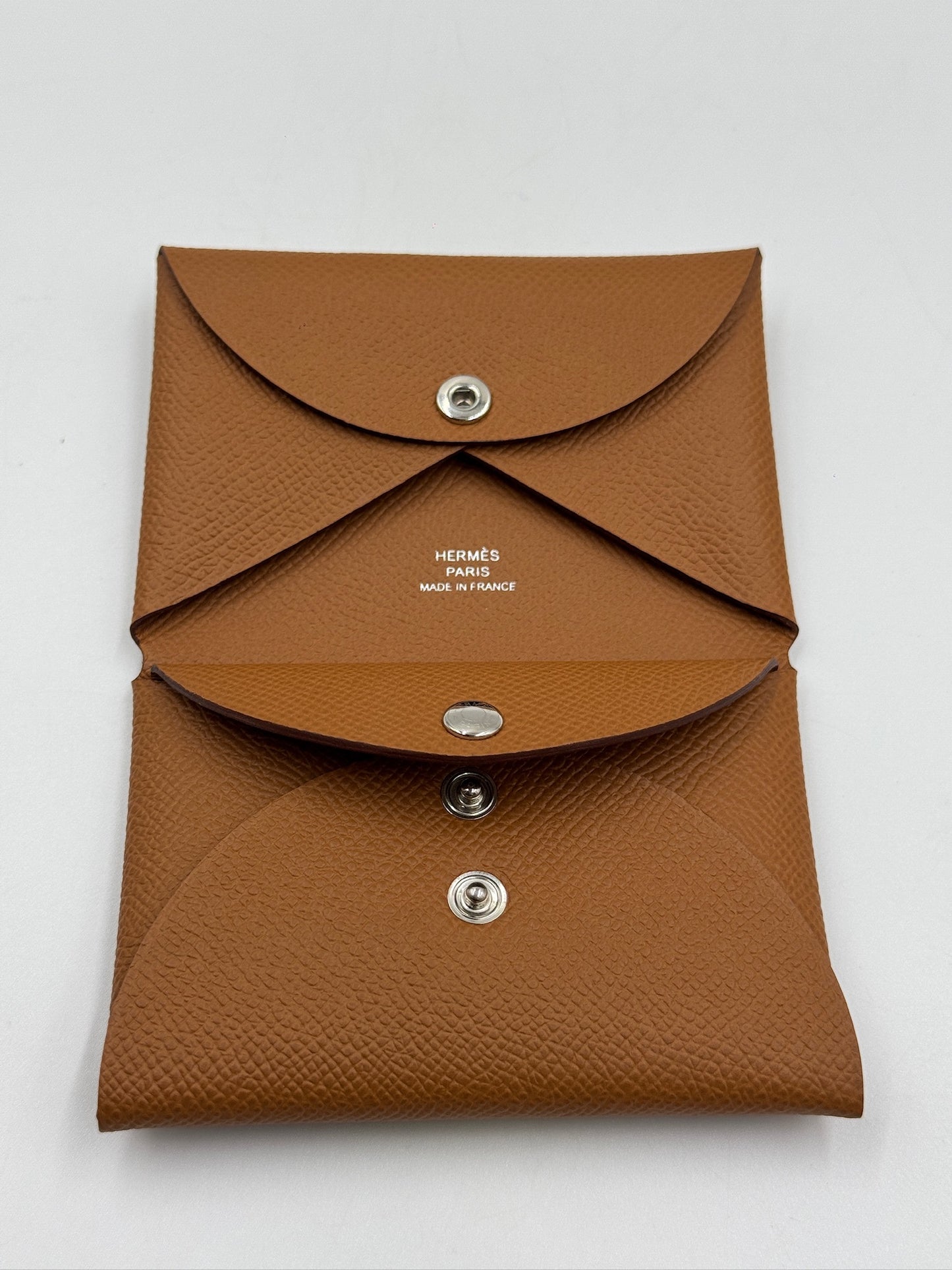 Hermes Calvi卡夾 棕色 / Rank SA 250923001