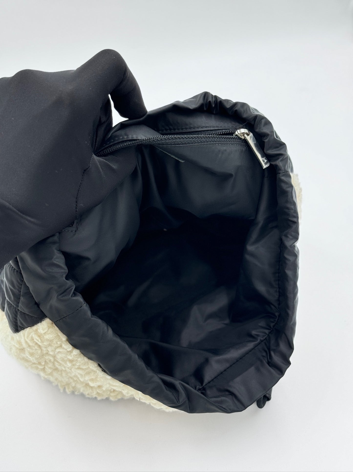 Chanel backpack white/ Rank A