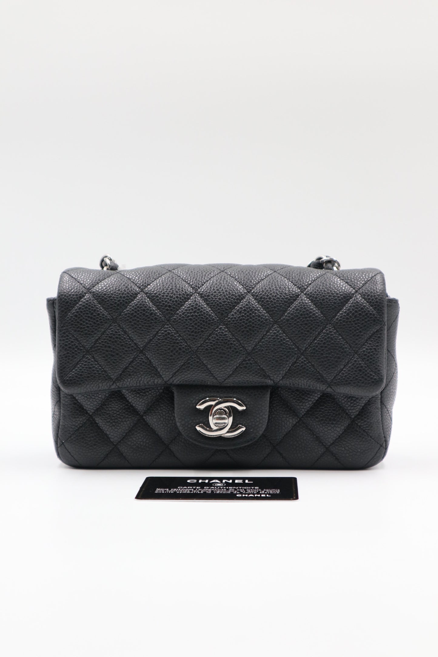 Chanel Mini cf 荔枝皮20cm小包/ Rank SA 25060101