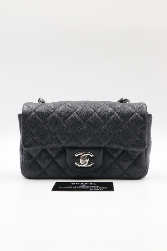Chanel Mini cf 荔枝皮20cm小包/ Rank SA 25060101