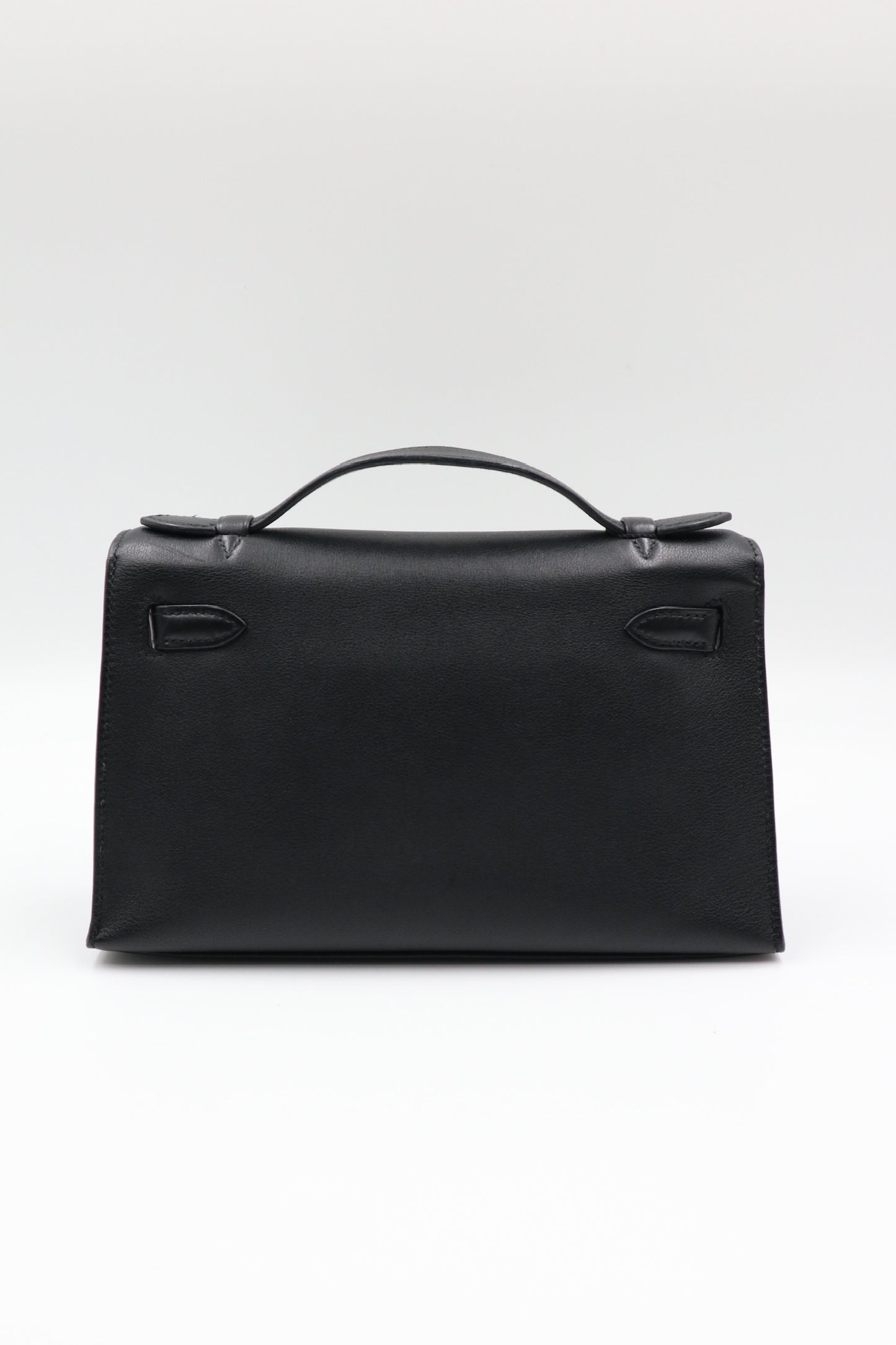 Hermes Kelly Pochette 黑銀/ Rank SA 250921003