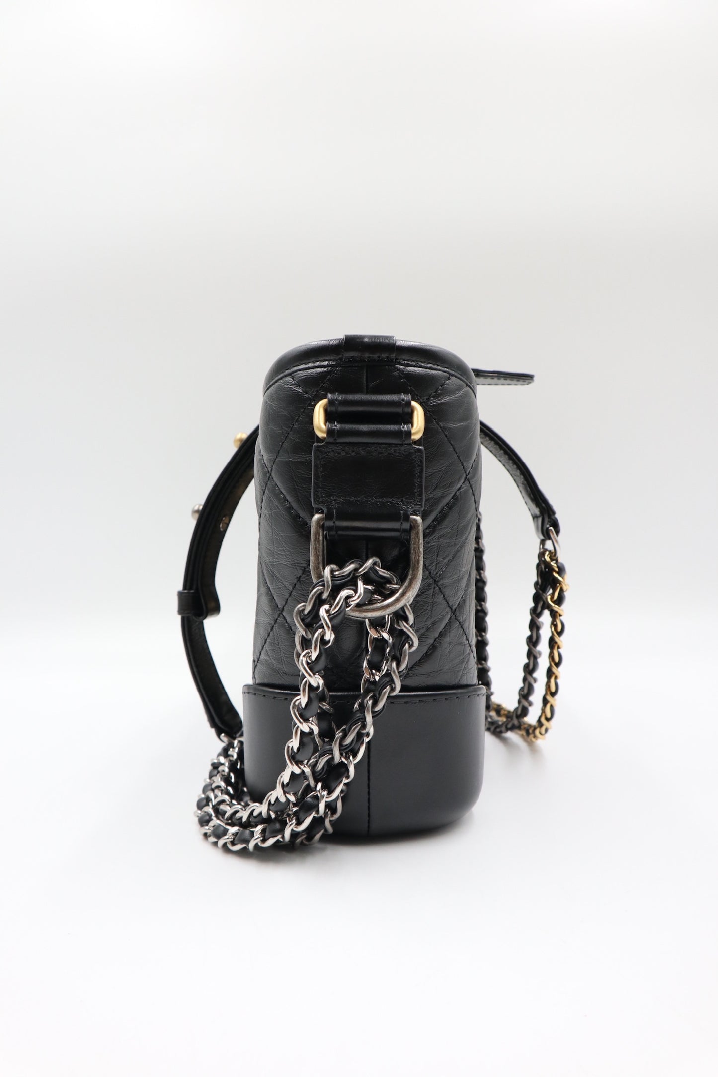 Chanel 黑金雙鍊流浪包/ Rank SA 251126008