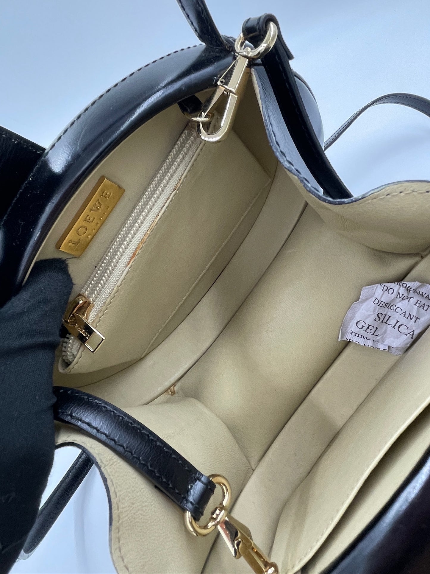 Loewe Loewe Box Mini Bag Black  / Rank A