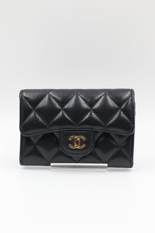 Chanel 羊皮菱格紋名片零錢夾 / Rank SA 251025002