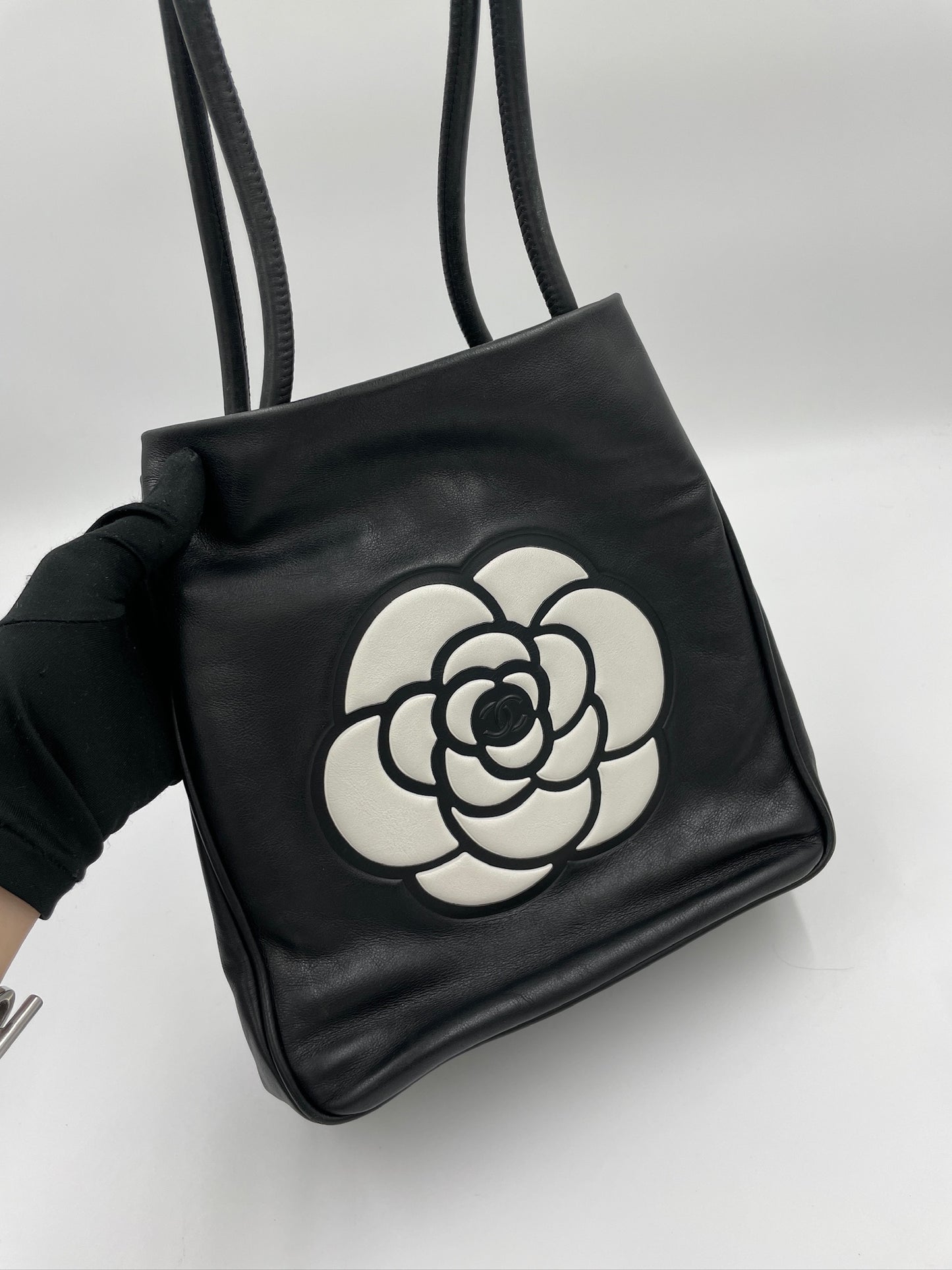 Chanel 雙面山茶花兩用托特包 / Rank A