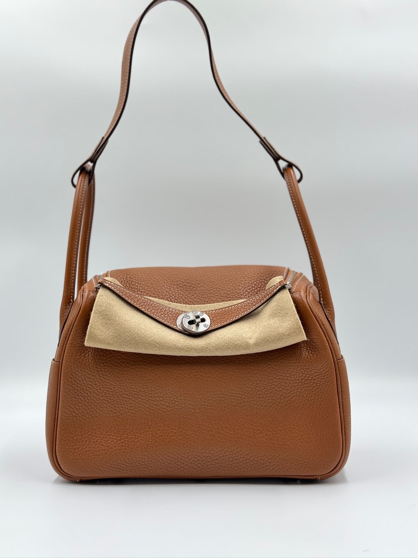 Hermes Lindy 26 金棕色 銀扣 C / Rank SA 25082902