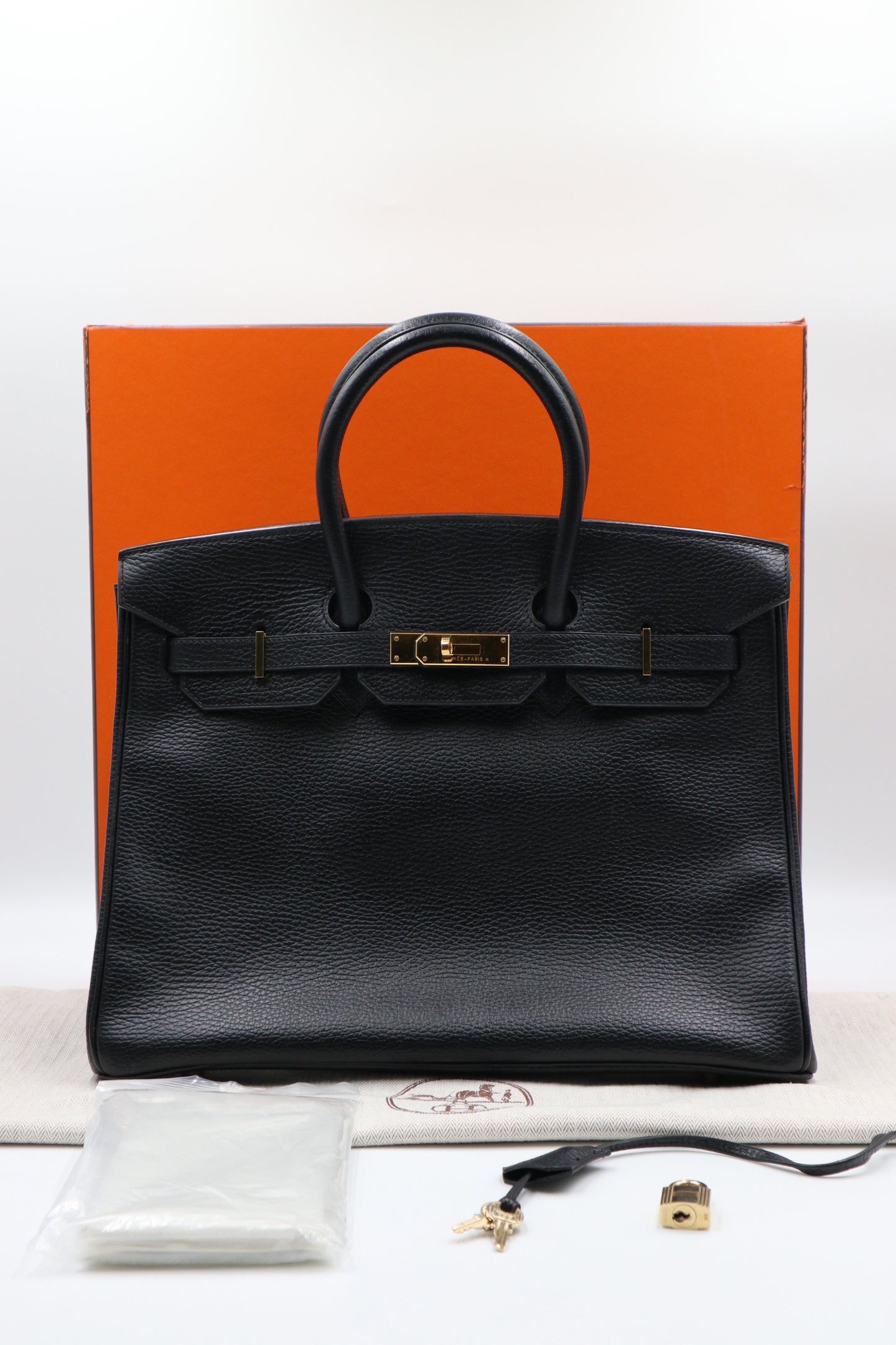 Hermès Birkin 35 Black Gold / Rank AB 25040202