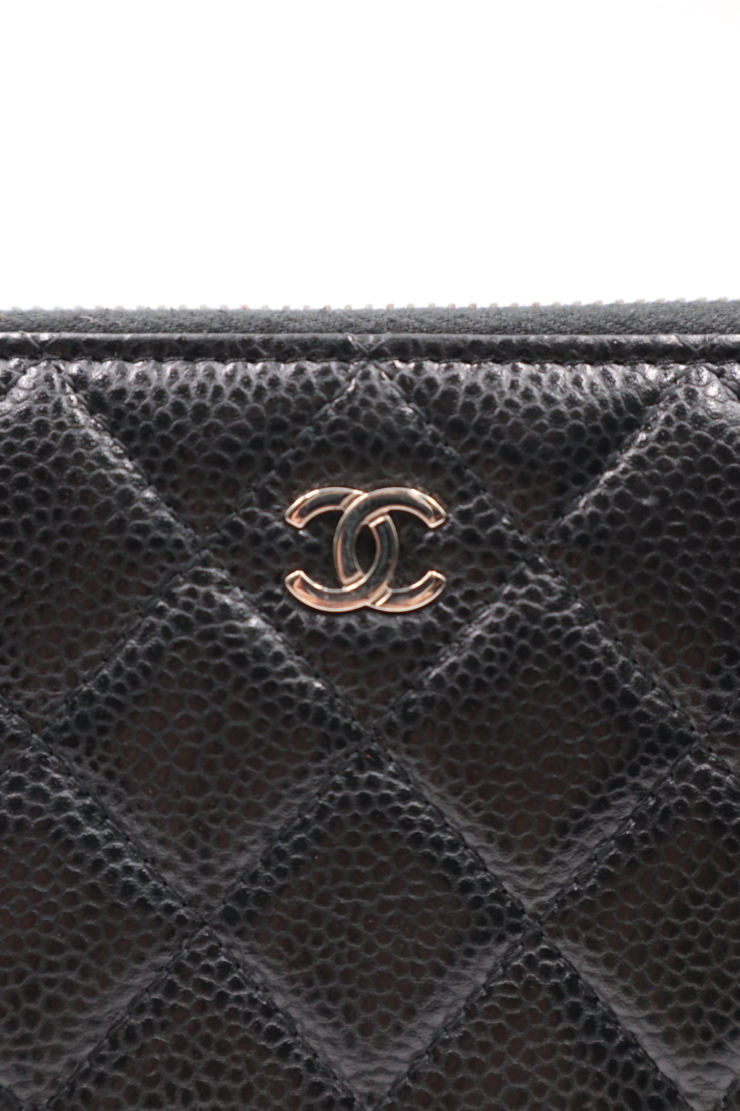 Chanel 金色雙C荔枝皮長夾  / Rank SA 250924001