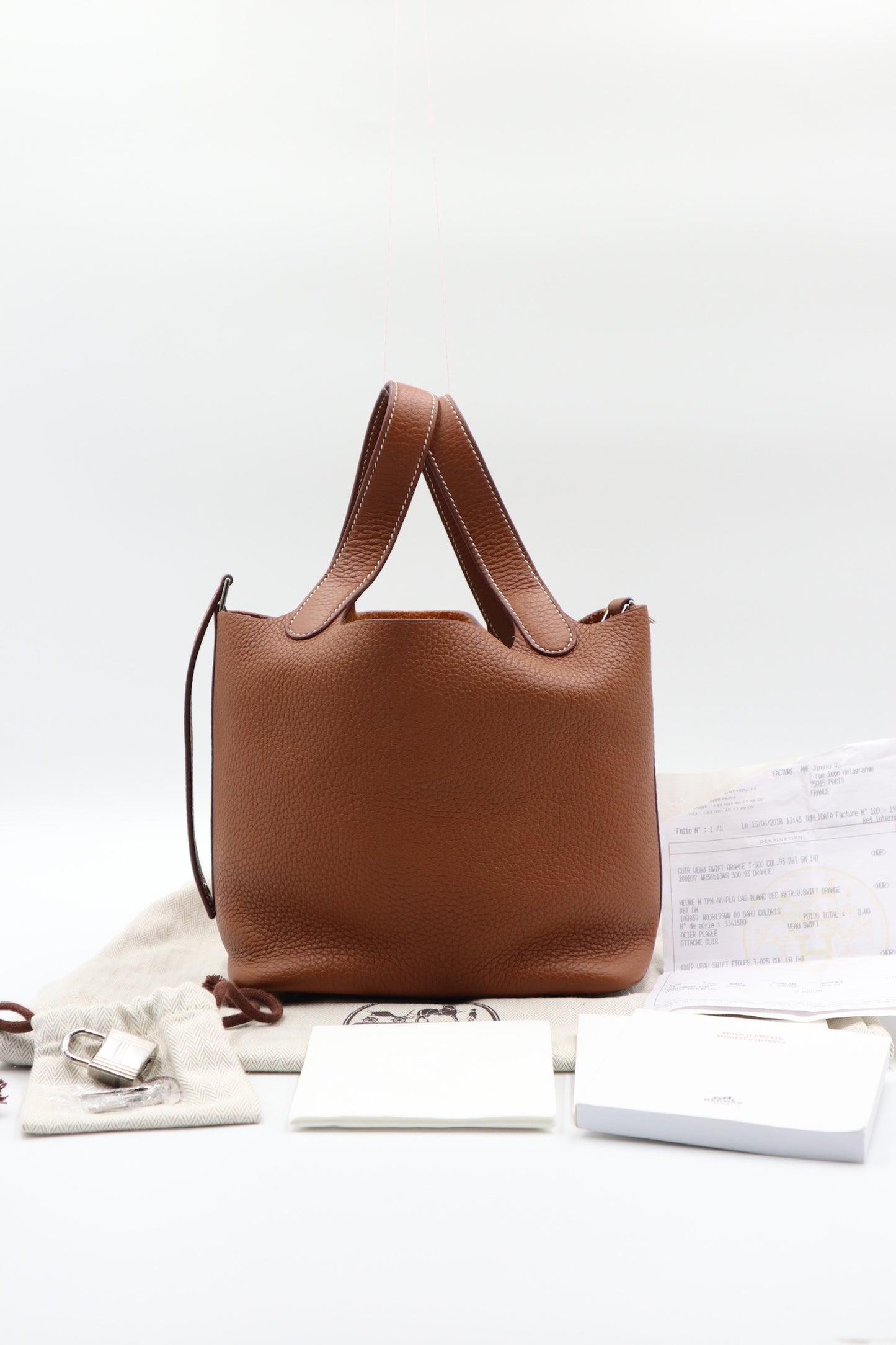 Hermes mini evelyne 棕色  /Rank SA