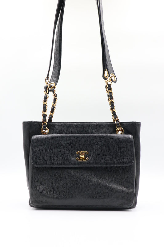 Chanel Caviar Tote Bag /Rank A