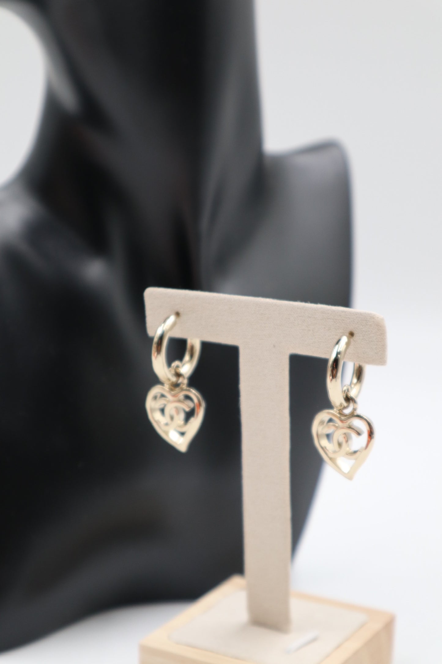 Chanel Earrings 金屬心型鏤空耳環/ Rank SA 251006002
