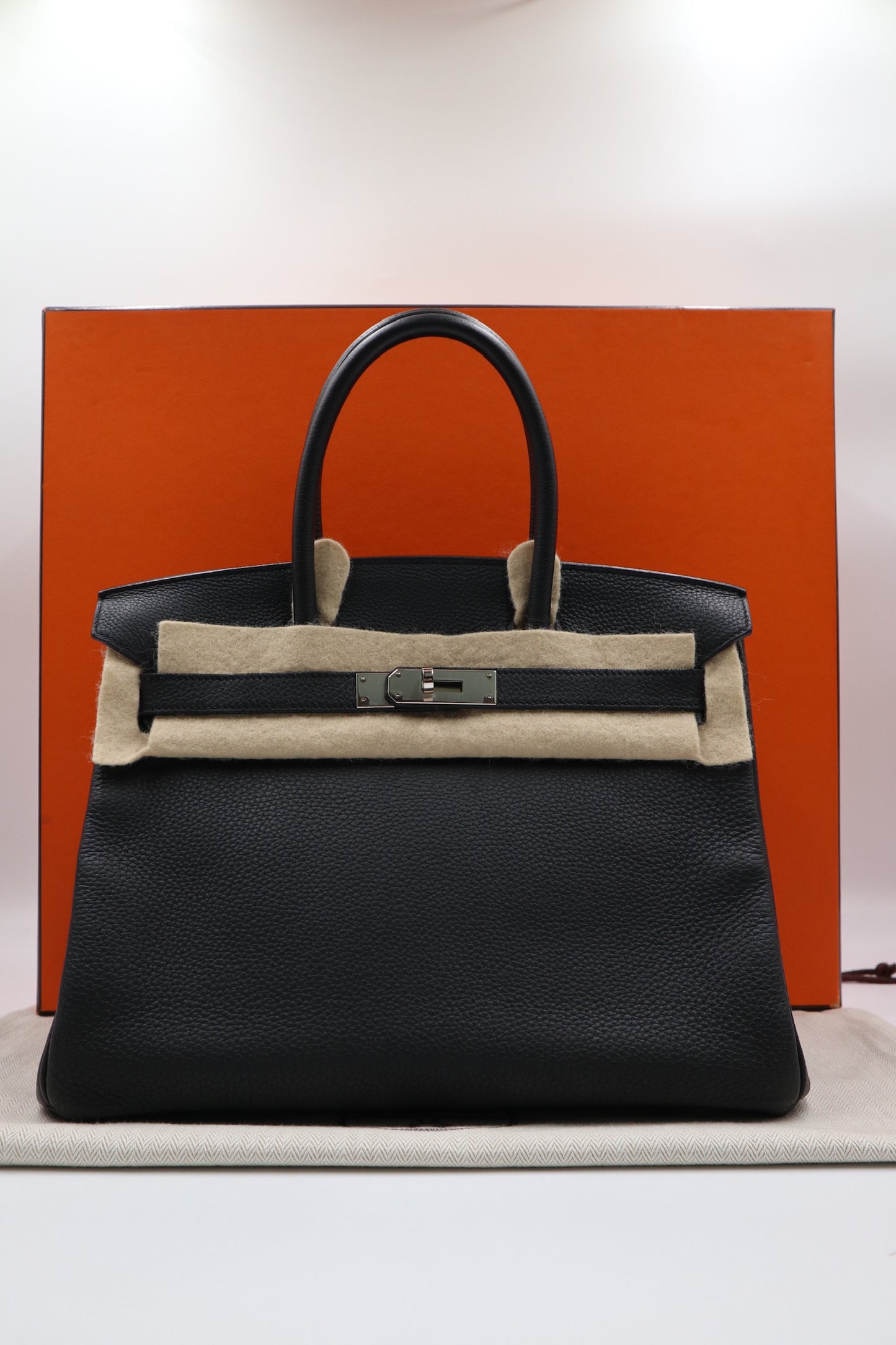 Hermès Birkin 黑銀30 / Rank SA 250910001