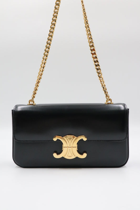 Celine Triomphe 凱旋門金鏈腋下包 /Rank SA 251027003