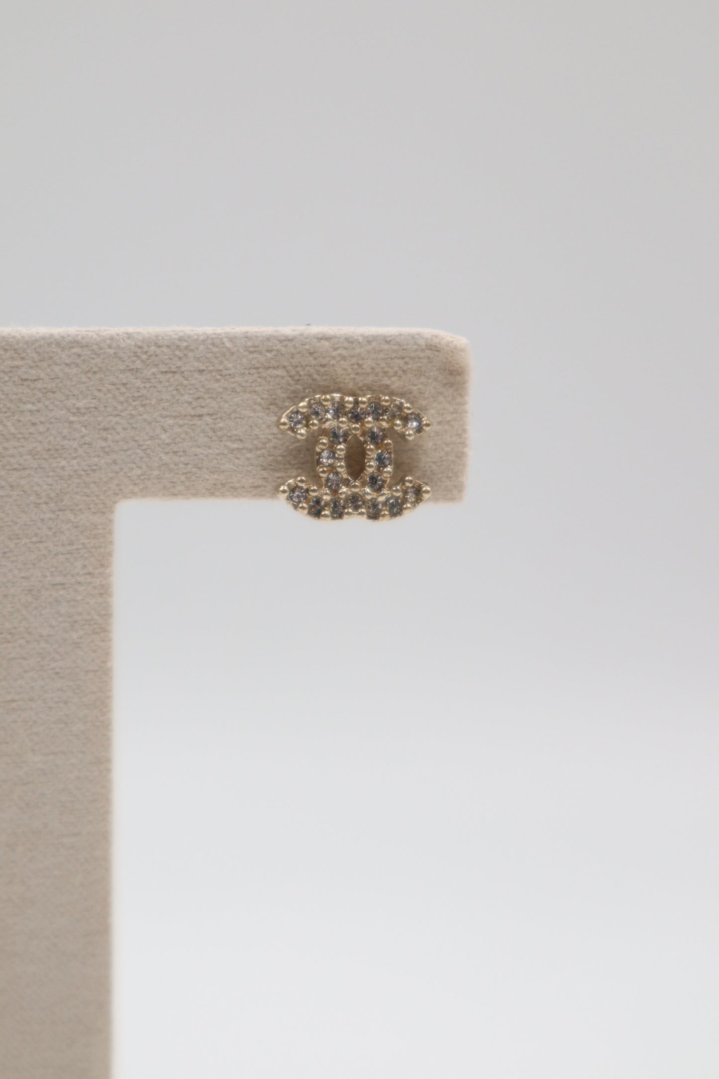 Chanel Earrings 雙C水鑽耳環/ Rank SA 251008004