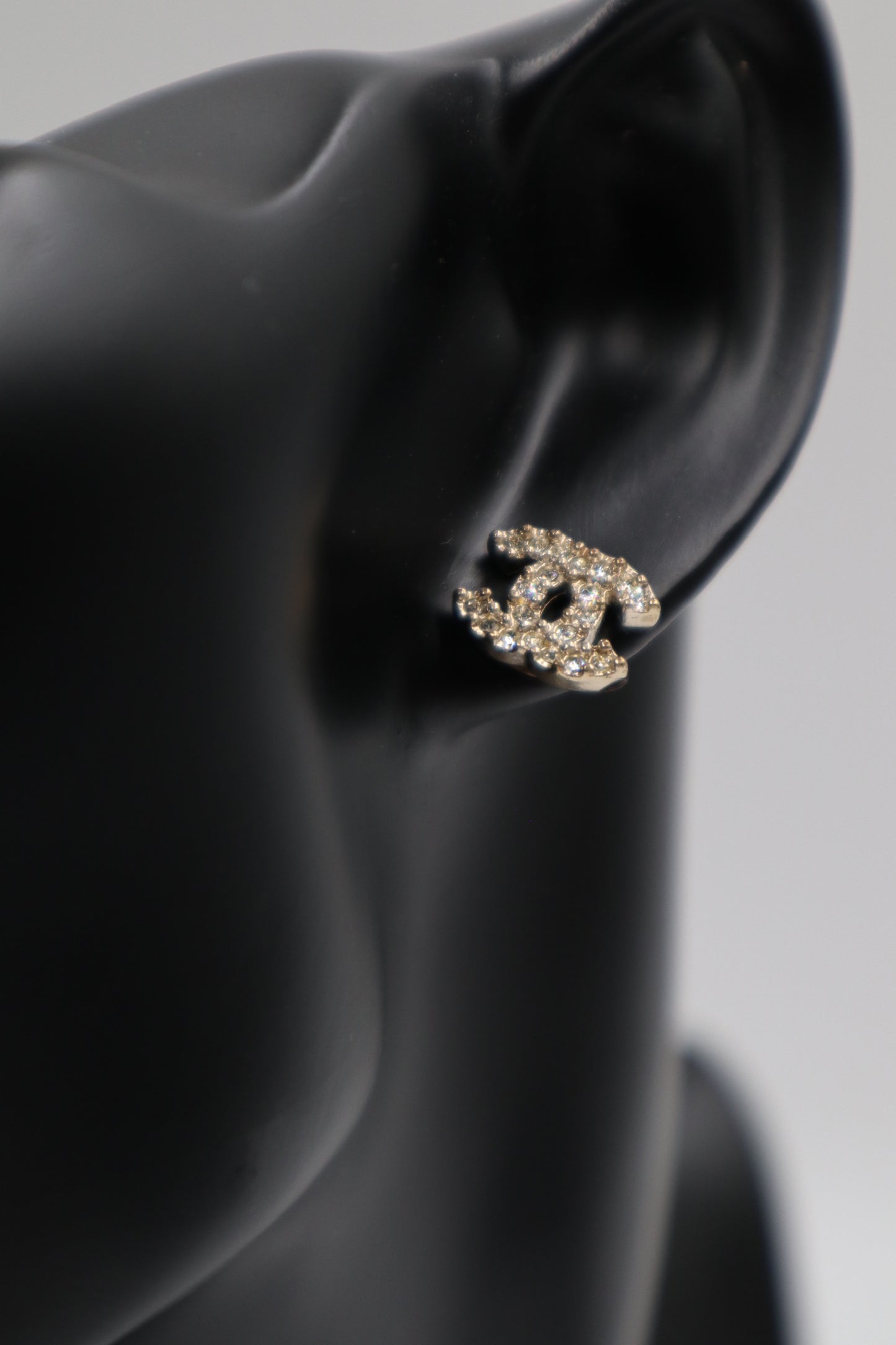 Chanel Earrings 雙C水鑽耳環/ Rank SA 251008004
