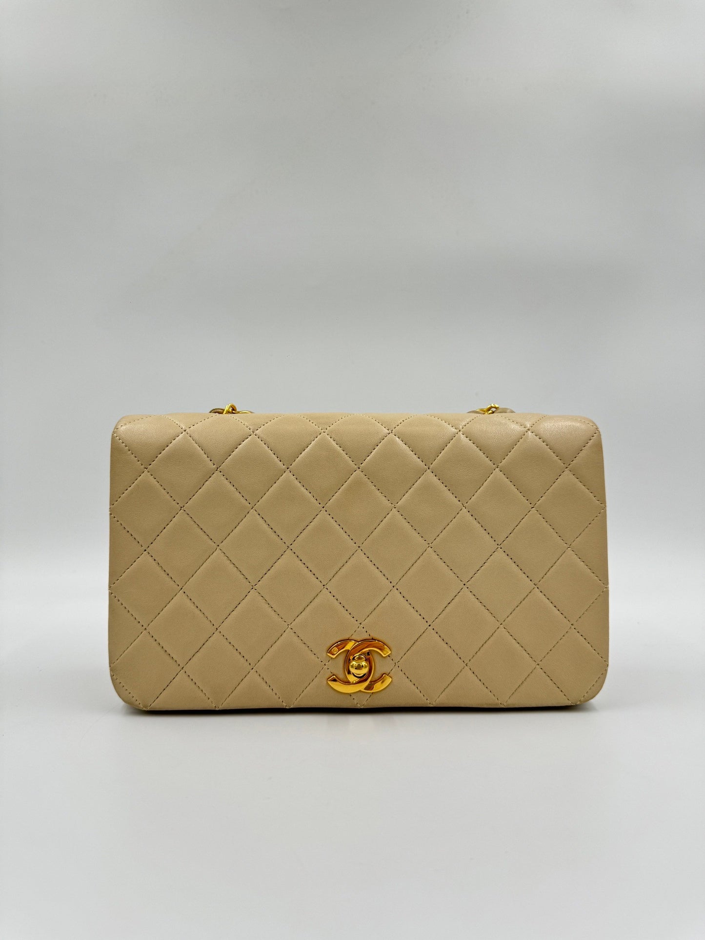 Chanel Vintage Woc 23cm 奶茶From 1991 / Rank AB 24072101