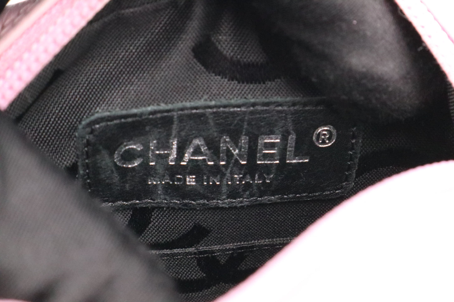 Chanel Cambon黑粉肩背斜背手機包 / Rank SA 251030008
