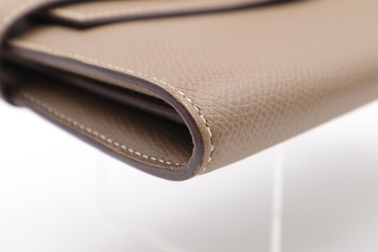 Hermes Kelly Wallet Gray 金釦大象灰/ Rank SA 251127001