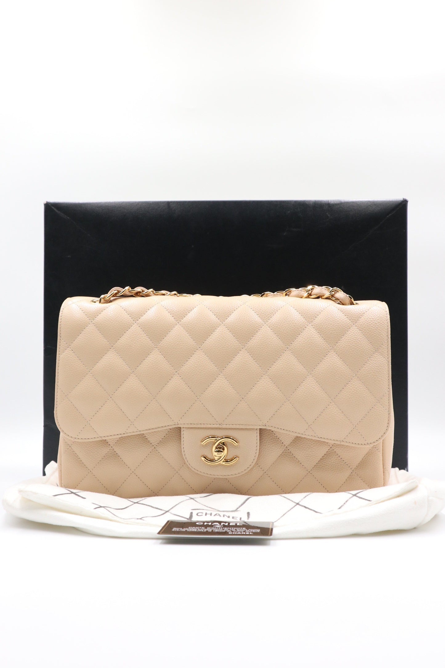 Chanel coco jumbo 奶茶色 / Rank A 25010601