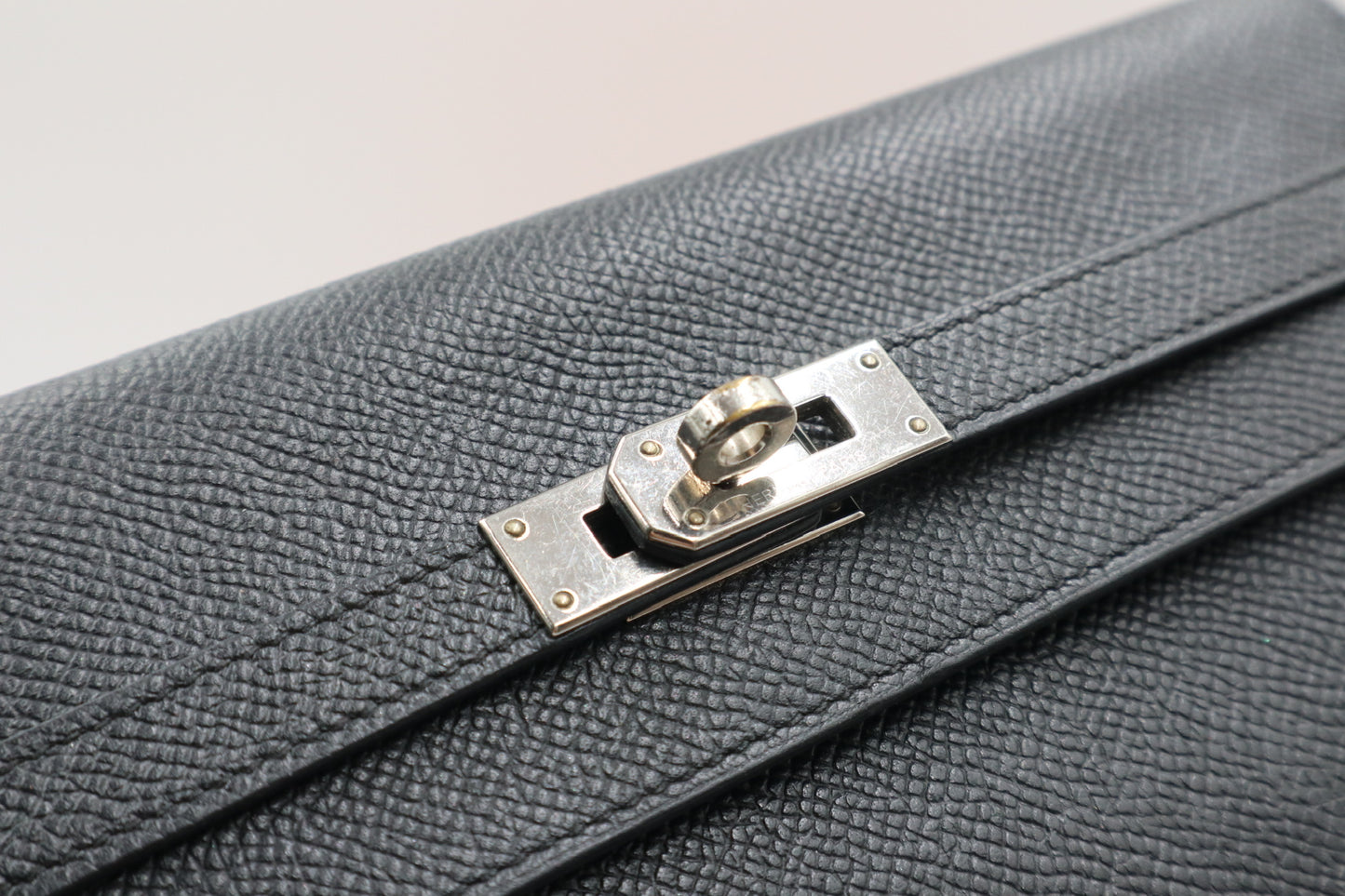 Hermes Kelly Wallet black長夾 黑/ Rank SA 251119005