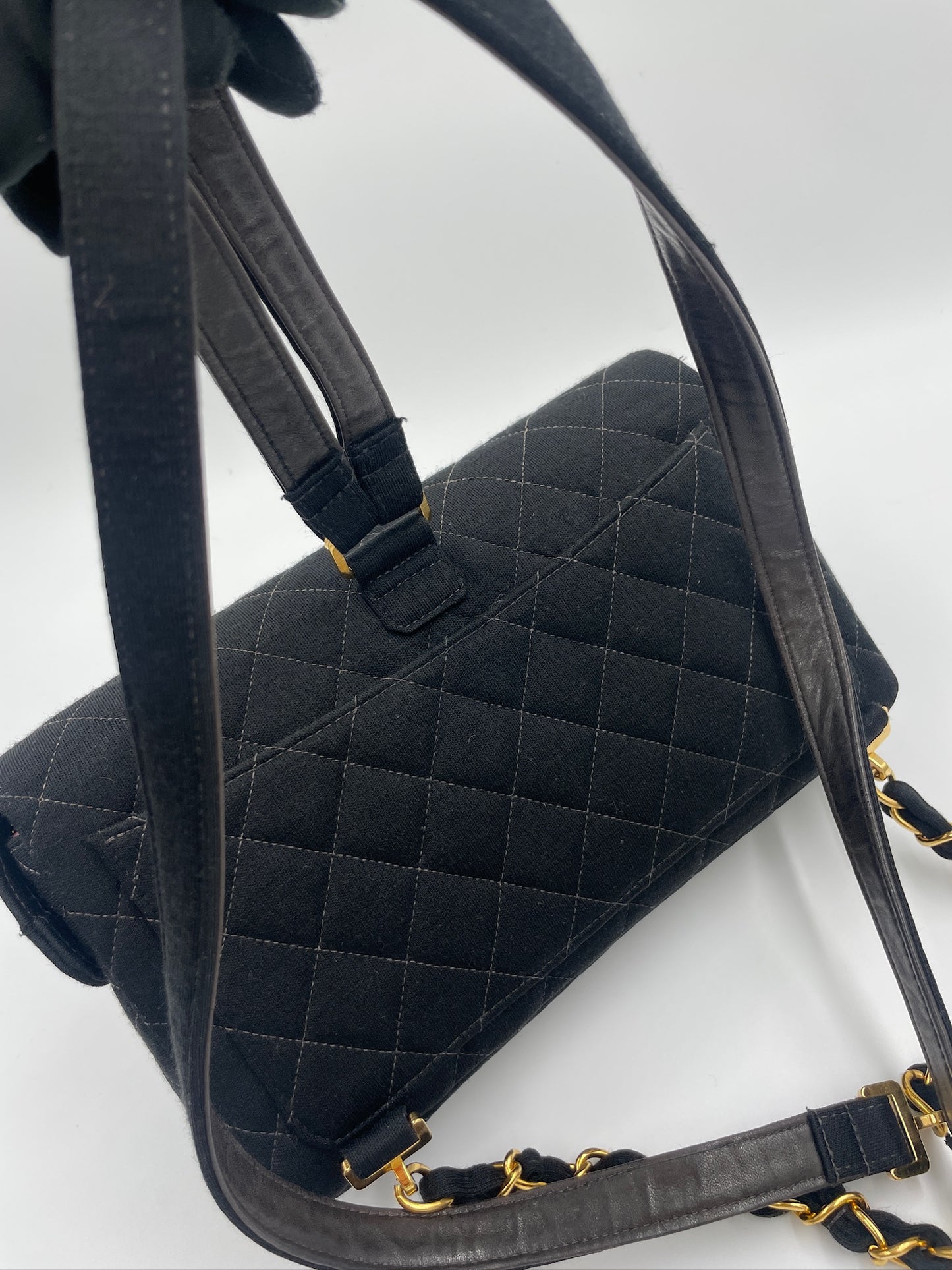 Chanel 布面雙肩包 backpack / Rank A