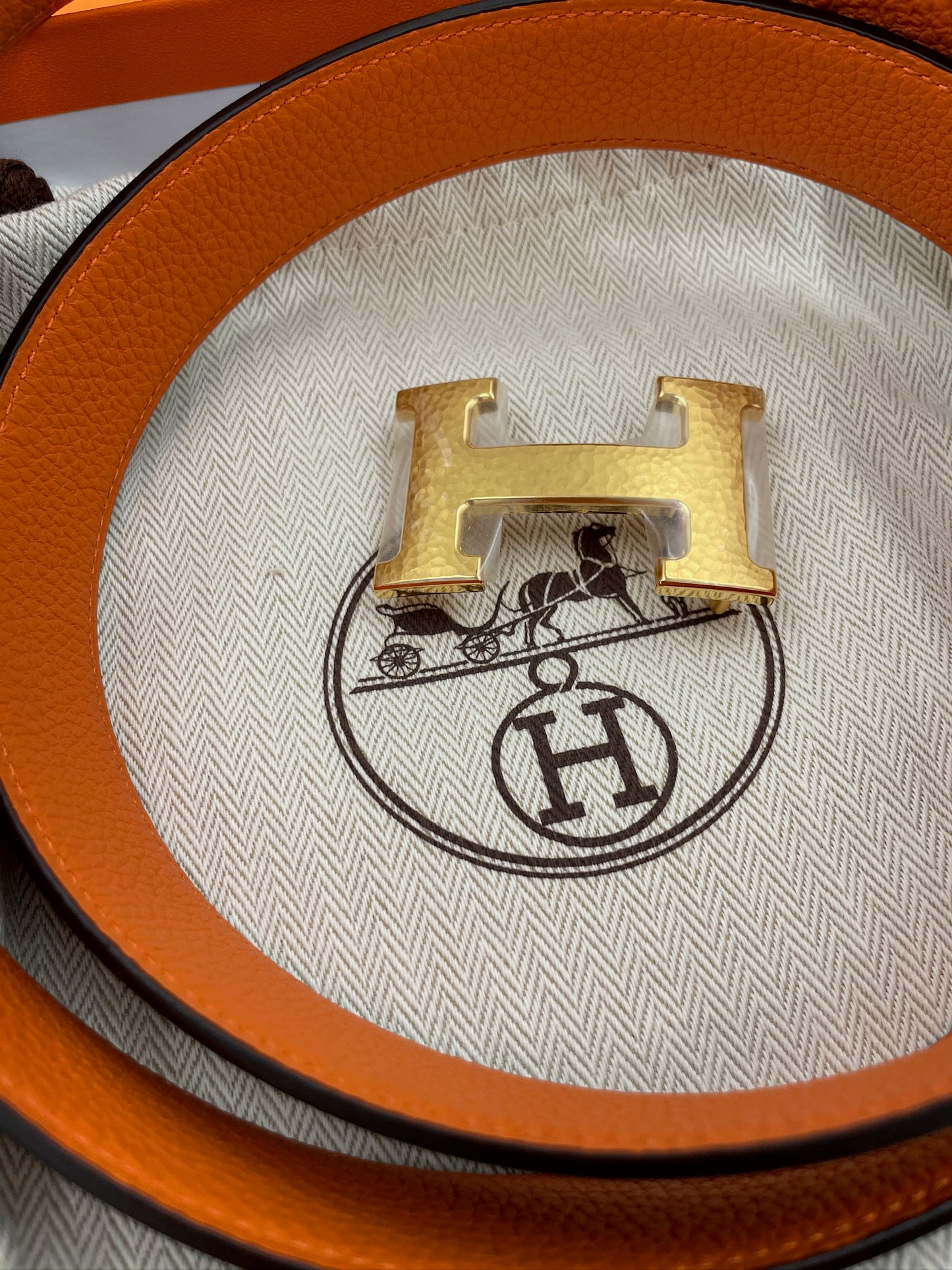 Hermes 雙面 皮帶/Rank SA