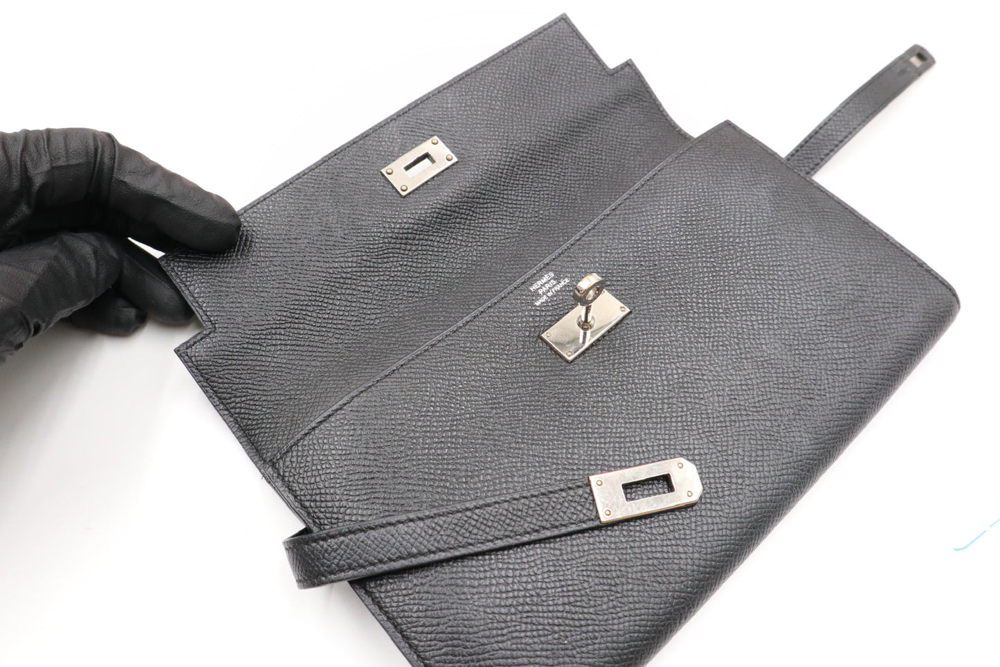 Hermes Kelly Wallet black長夾 黑/ Rank SA 251119005