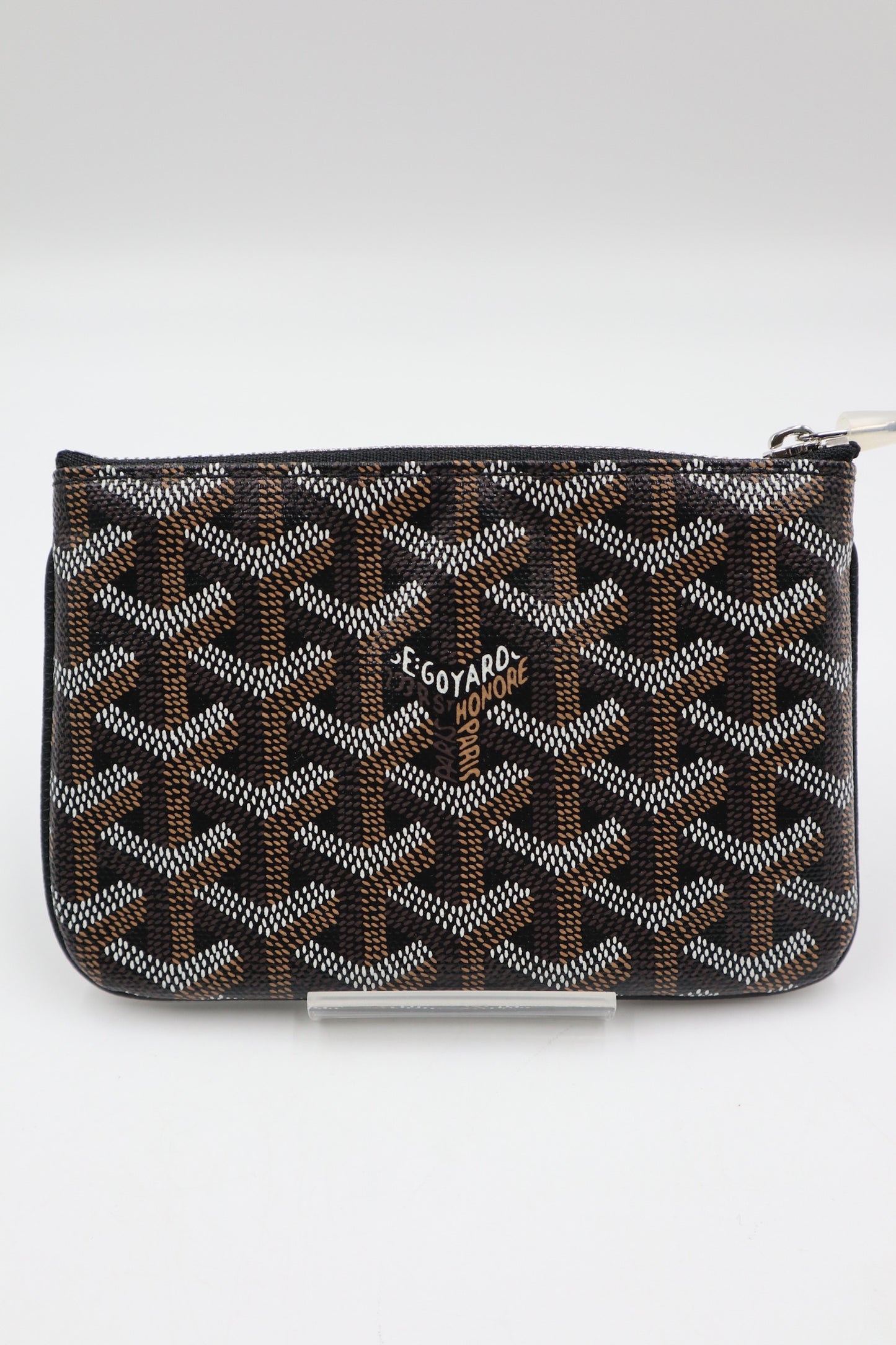 Goyard Sénat Mini Pouch 一字拉鍊零錢包 黑色 / Rank N 全新 251009007
