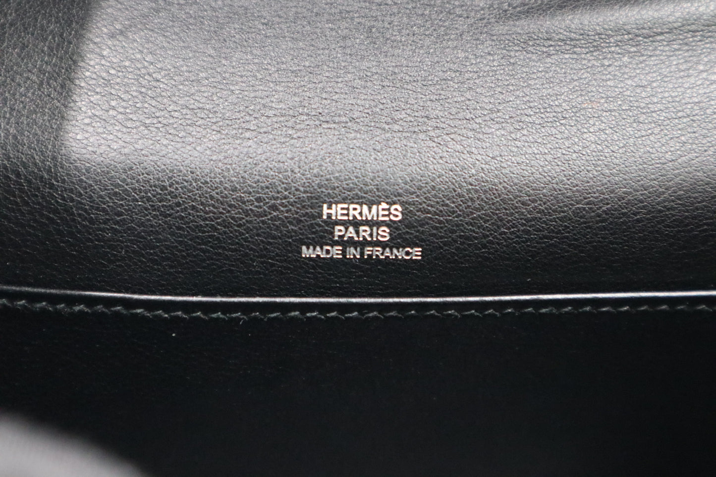 Hermes Kelly Pochette 黑銀/ Rank SA 250921003