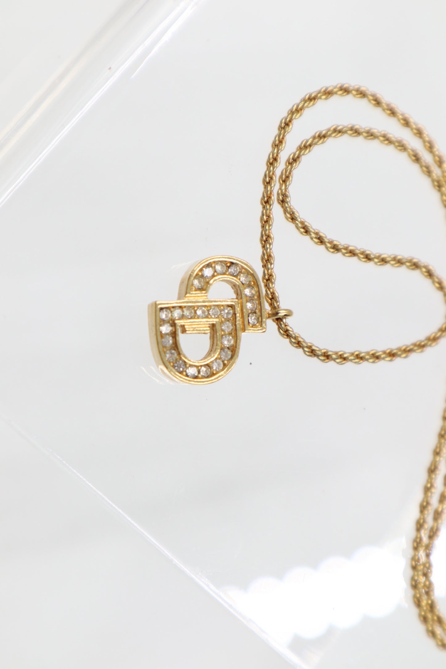 Christian Dior CD水鑽 Necklace / Rank SA251126005