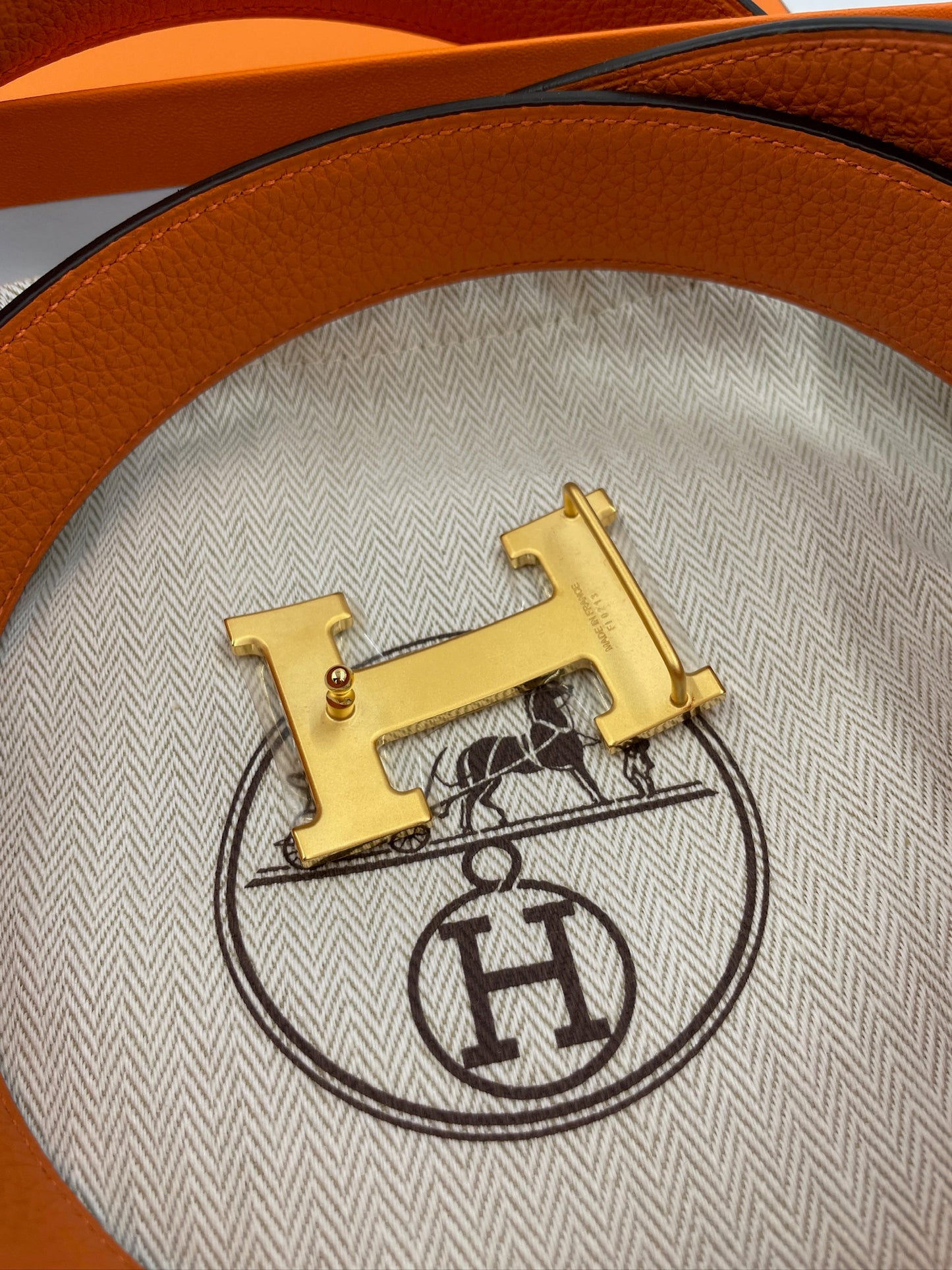 Hermes 雙面 皮帶/Rank SA