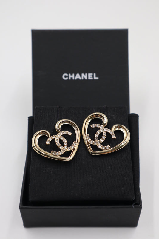 Chanel Heart Earrings 耳環/ Rank SA 250811004