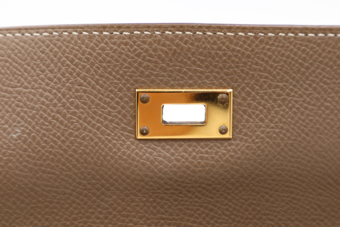 Hermes Kelly Wallet Gray 金釦大象灰/ Rank SA 251127001
