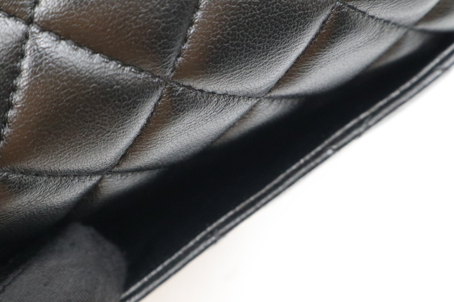 Chanel Mini CF 羊皮20cm 黑銀 / Rank SA 251113001