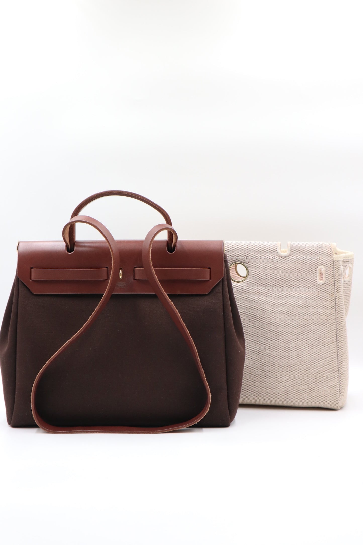 Hermes Herbag 31 棕色 / Rank A 2024092601