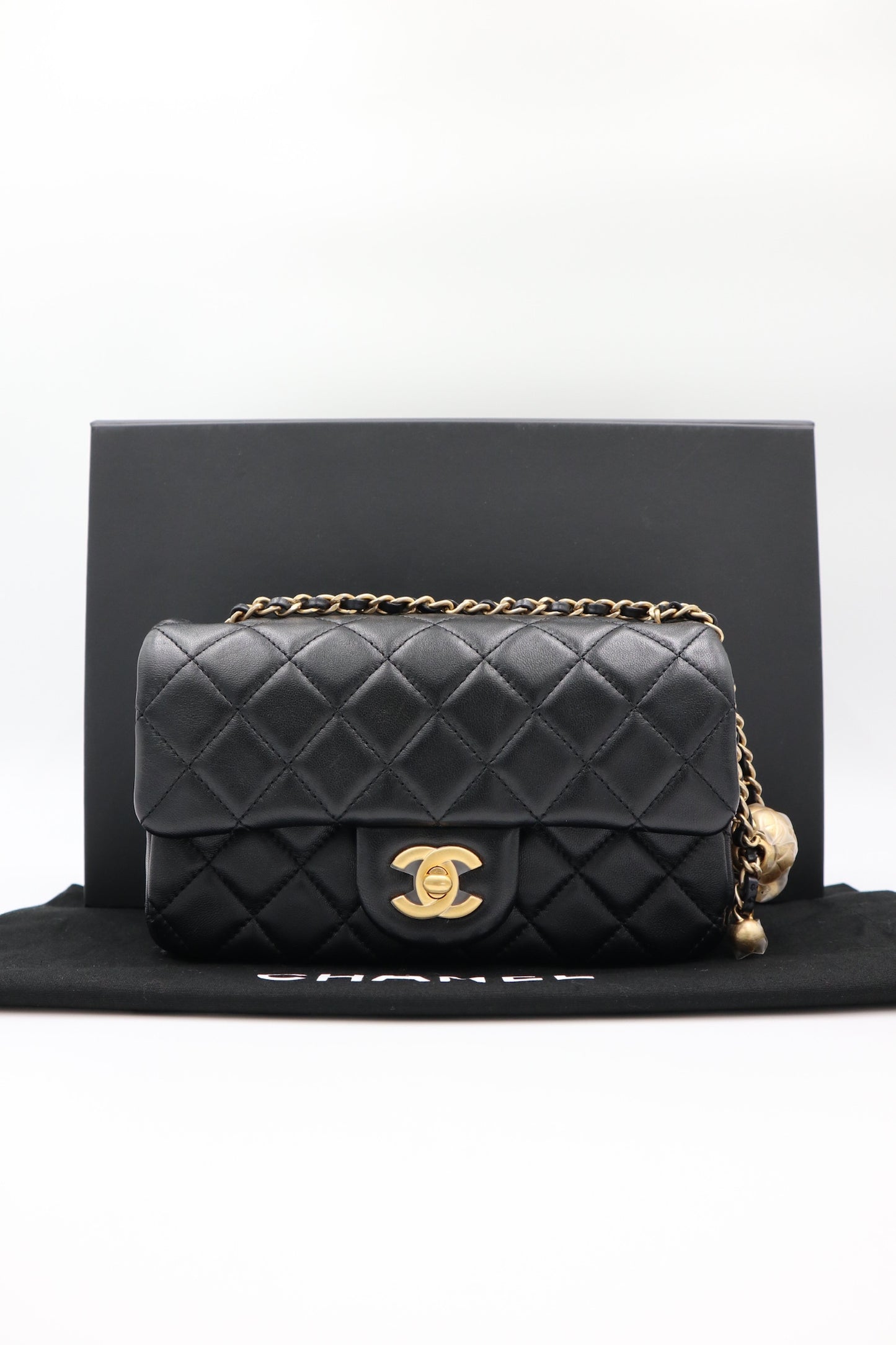 Chanel Mini cf 20cm 金球 / Rank N