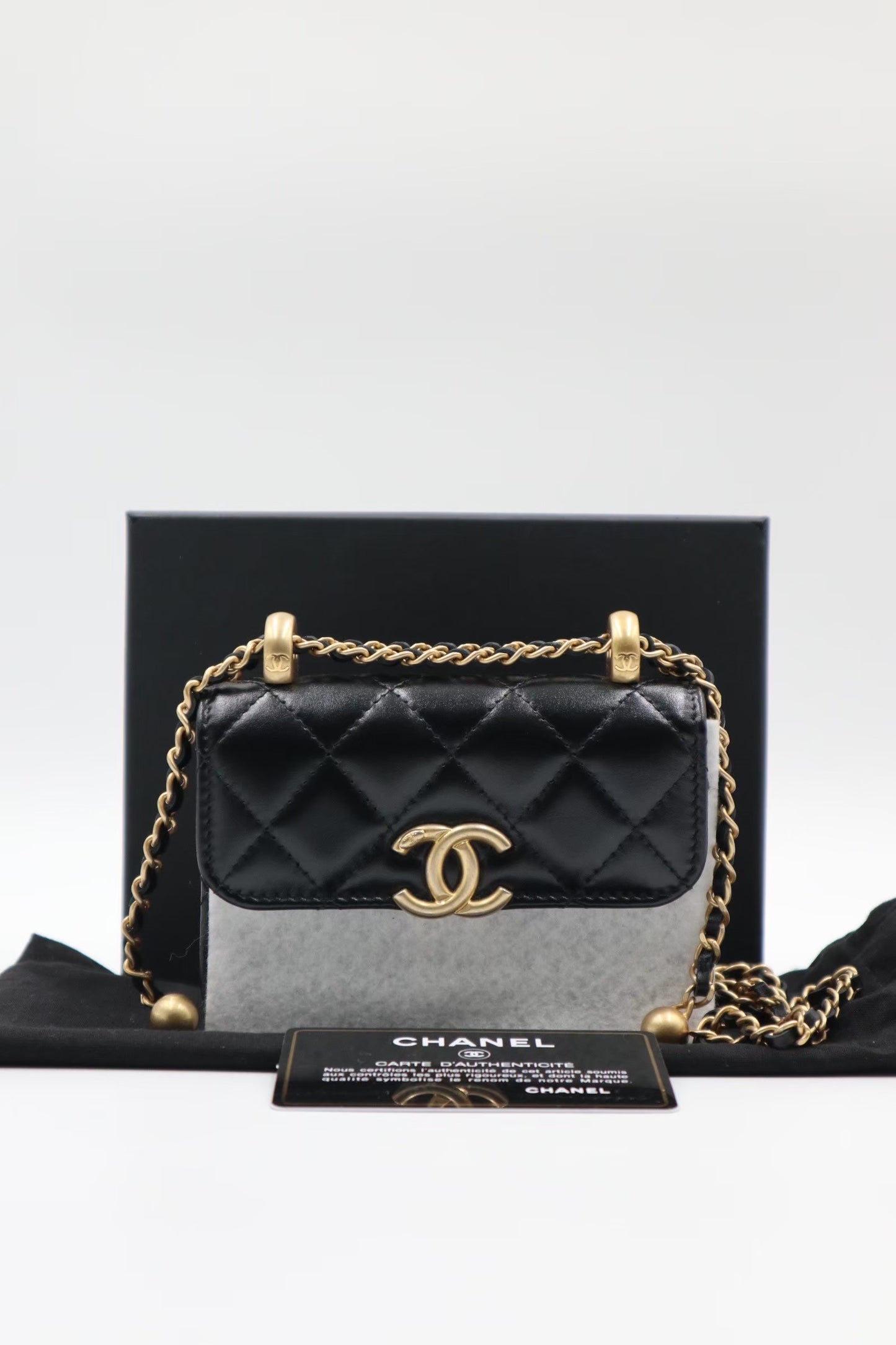 Chanel 雙金球 mini woc / Rank SA 250724002 同款預購