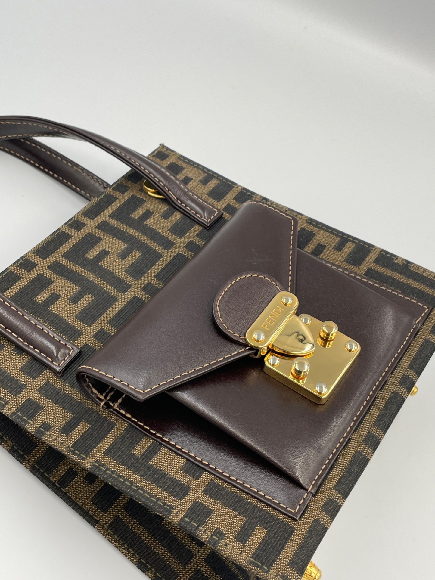 Fendi Zucca Handbag / Rank A