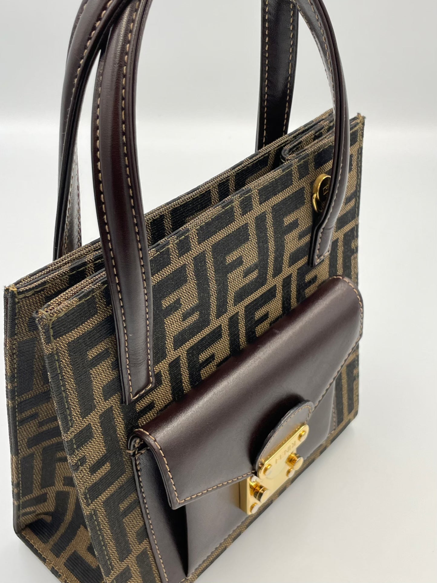 Fendi Zucca Handbag / Rank A