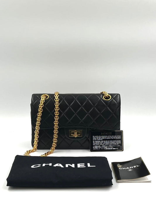 Chanel 2.55 Lambskin Small Gold  / Rank SA