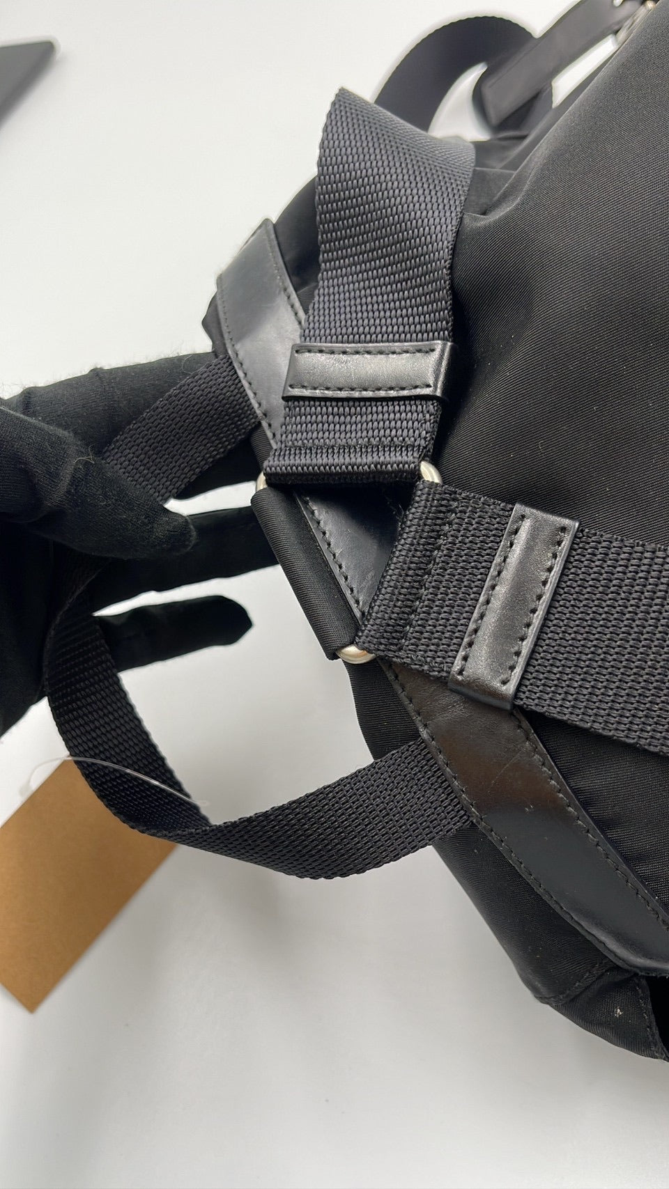 Prada 尼龍雙肩包 / Rank SA