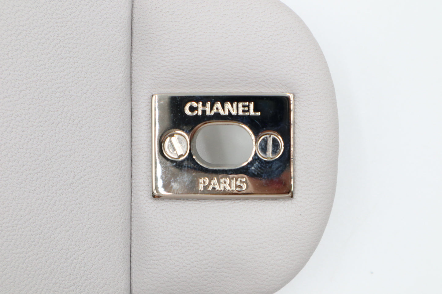 Chanel Mini CF 鼠尾草灰銀扣 / Rank SA 251030002