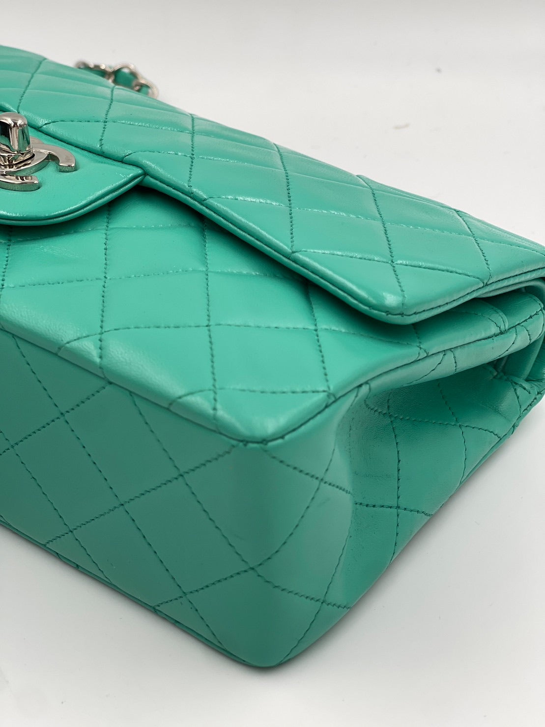 Chanel 綠色銀釦CF / Rank A