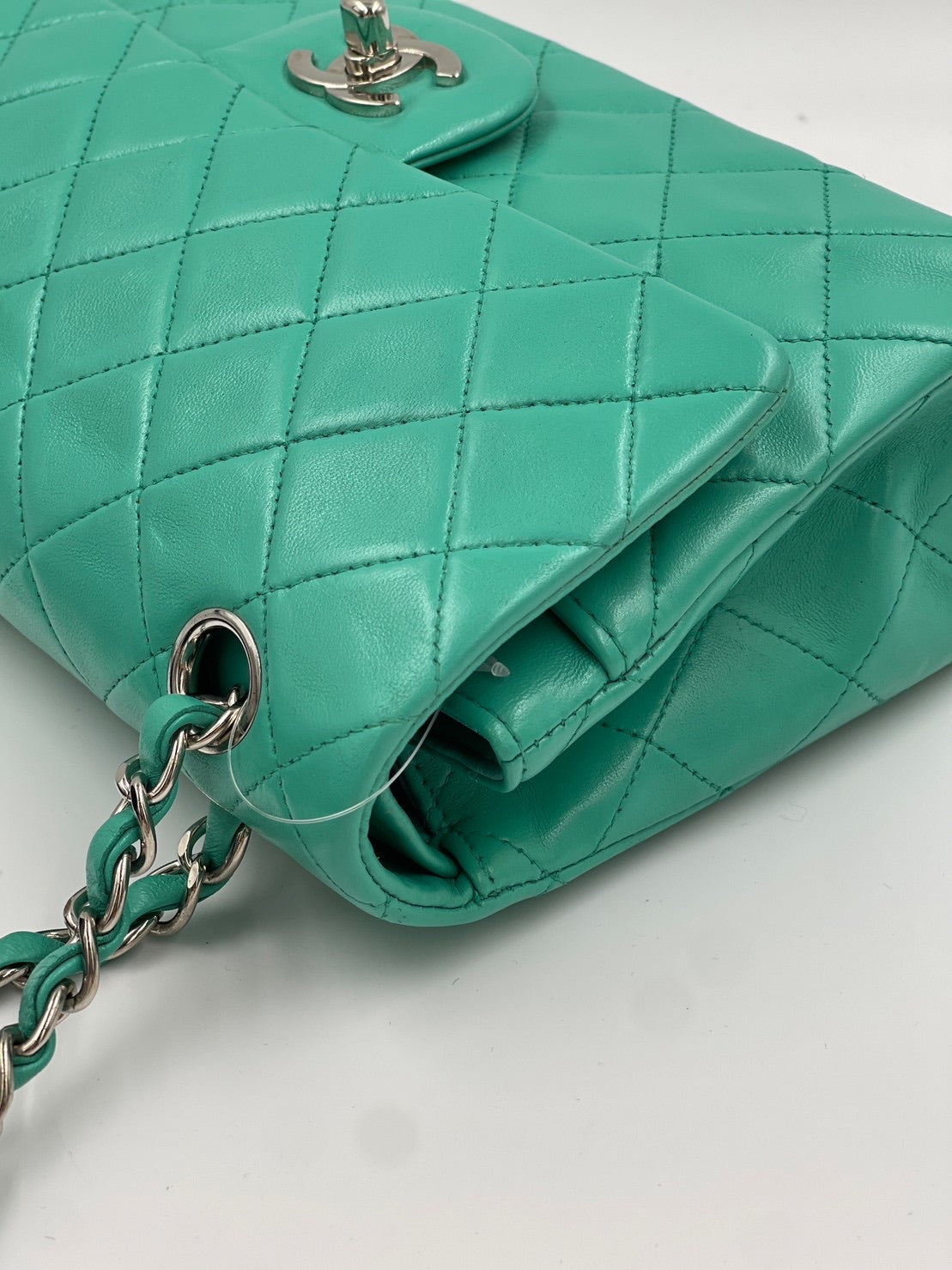 Chanel 綠色銀釦CF / Rank A