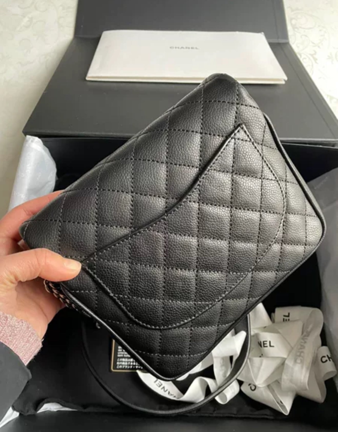 Chanel Coco Caviar mini 方胖包 / Rank A C25020601