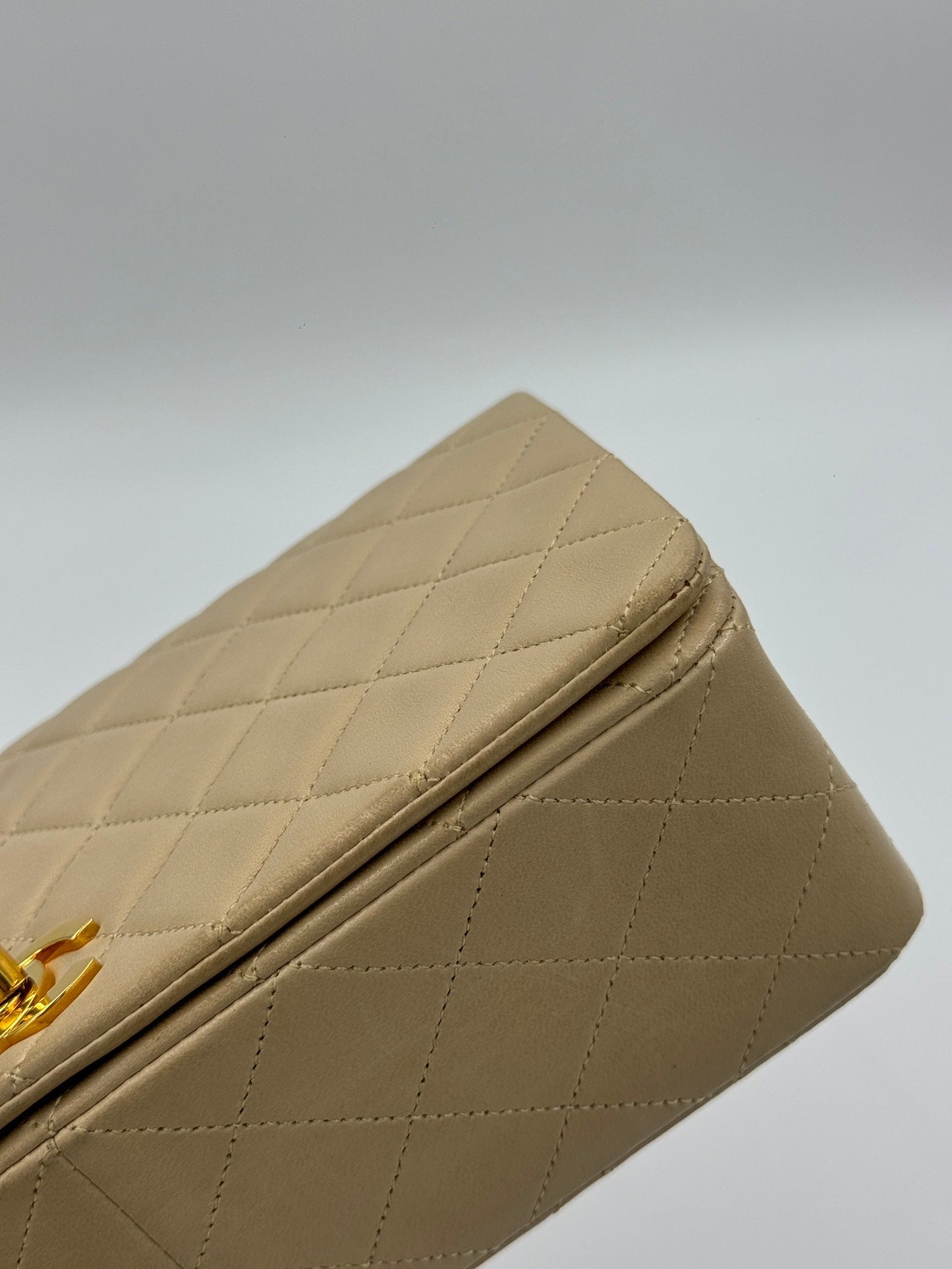 Chanel Vintage Woc 23cm 奶茶From 1991 / Rank AB 24072101
