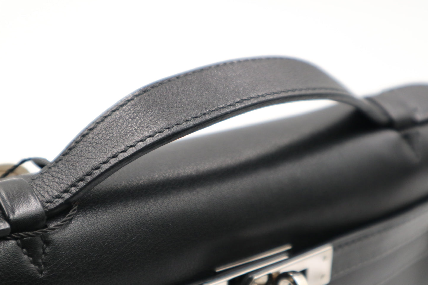 Hermes Kelly Pochette 黑銀/ Rank SA 250921003