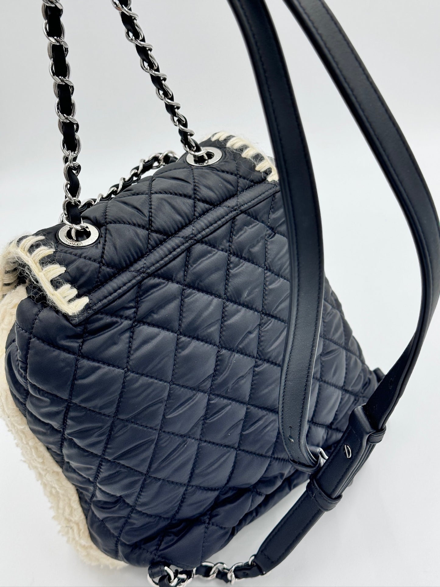 Chanel backpack white/ Rank A