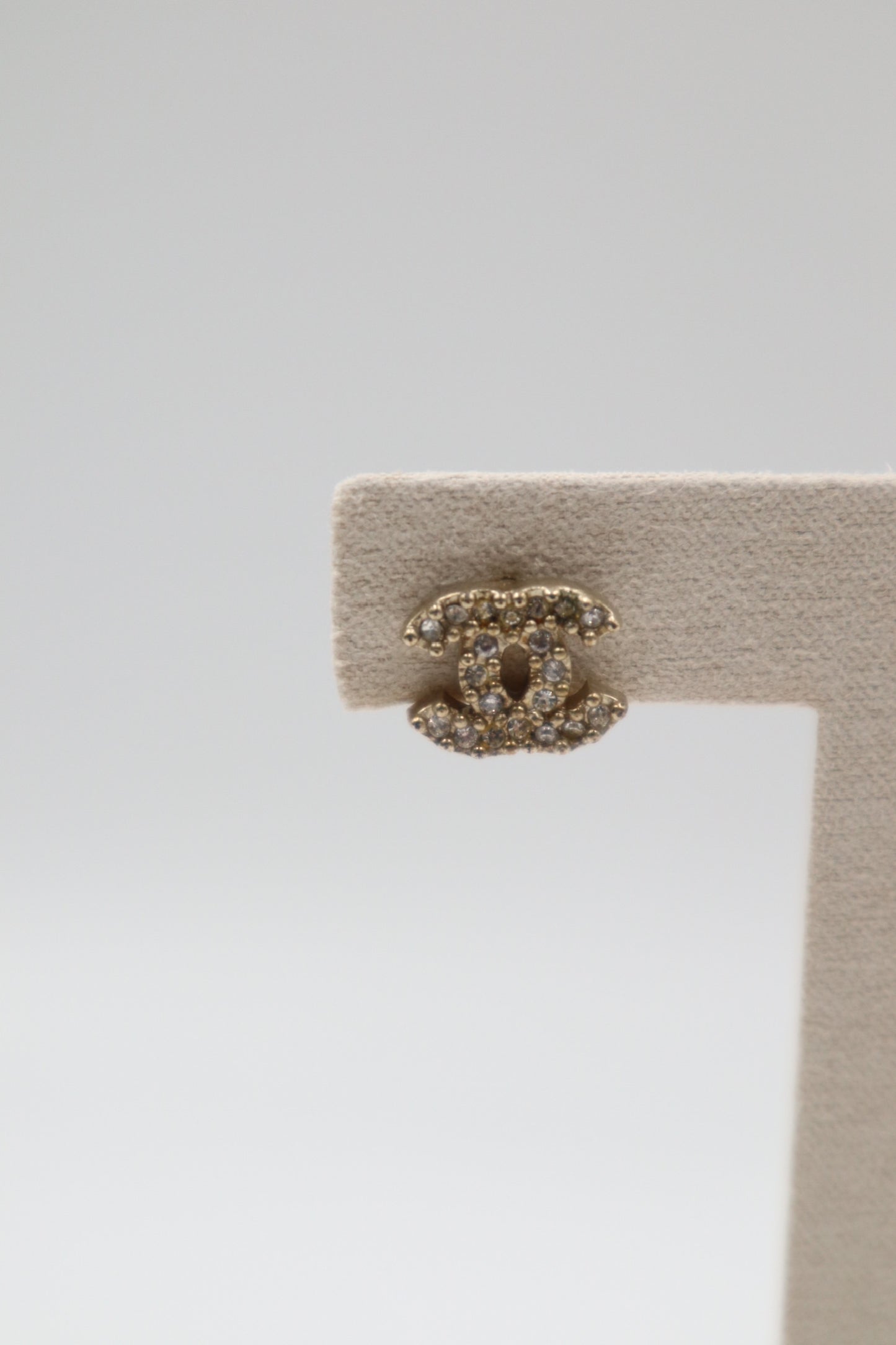 Chanel Earrings 雙C水鑽耳環/ Rank SA 251008004