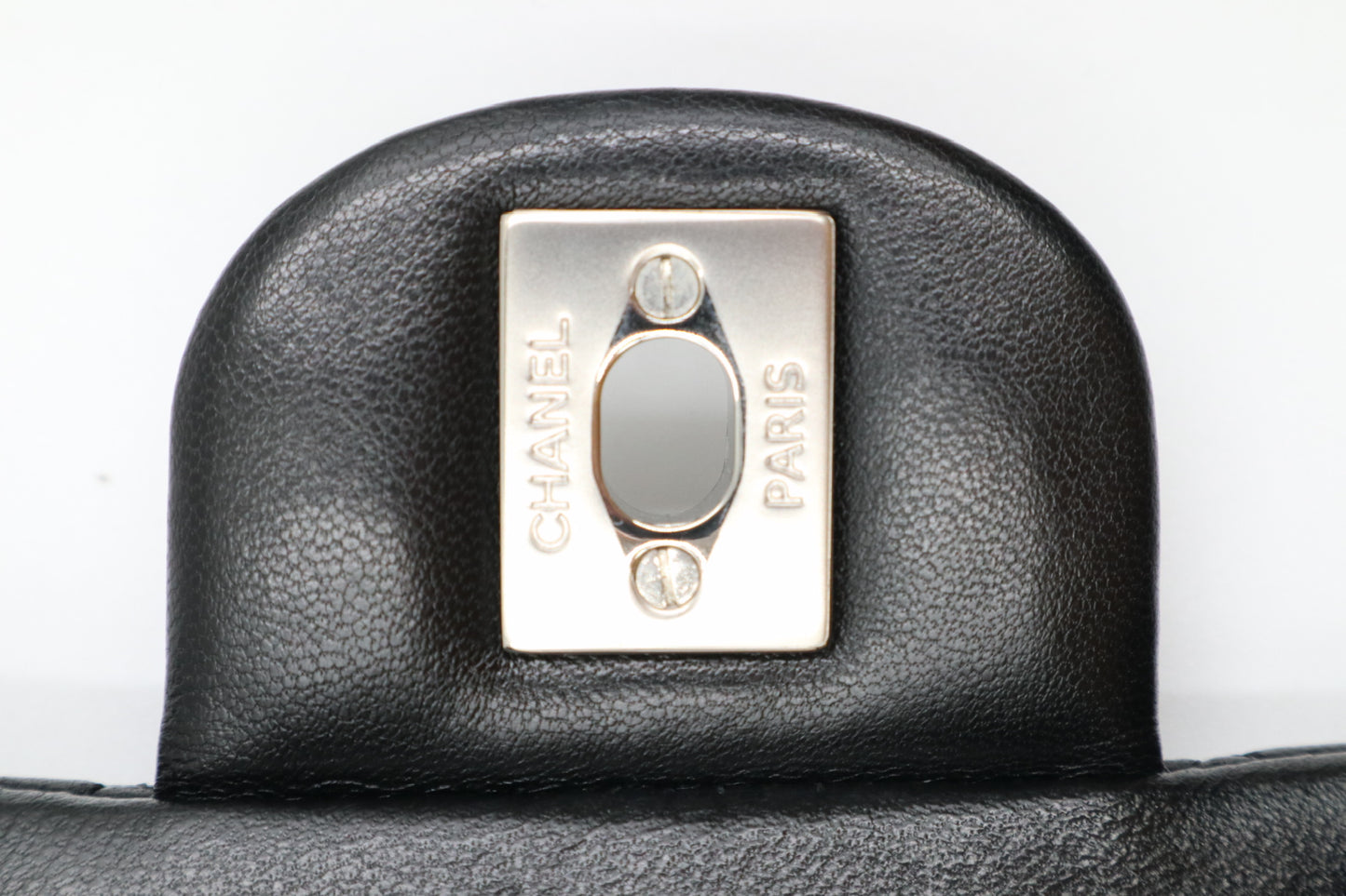 Chanel Mini CF 羊皮20cm 黑銀 / Rank SA 251113001